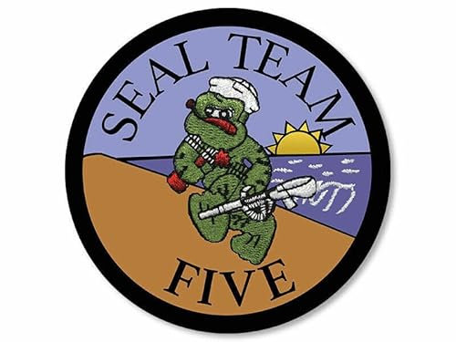 WildeBabsKLBT 12 cm Hochwertiger Autoaufkleber Sticker Aufkleber Selbstklebende Folie Navy Seal Team Five F3464