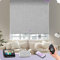 Graywind Customised Smart Blackout Roller Blinds Compatible with Alexa Google, Thermal Insulated Rechargeable Electric Blinds with Remote, Triple Weaved Fabric Motorised Window Shades, Cloudy Grey
