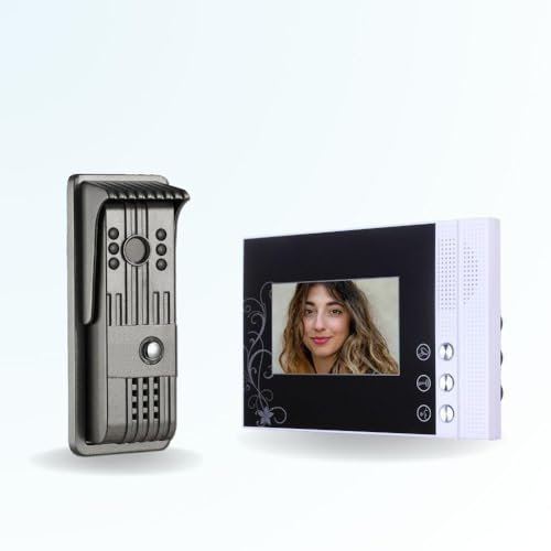 BT Security Portier interphone vidéo PILI 4 Fils - 1 écran Noir