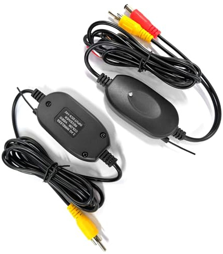 Unifizz Backup Camera 2.4G Wireless Color Video Transmitter and Receiver for Vehicle Backup Camera Front Car Camera