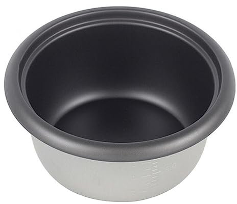 ANSNOW Rice Cooker Liner Portable Slow Cooker Stainless Steel Steamer Pot Stainless Steel Slow Cooker Aluminum Alloy Instants Pot Electric Rice Cooker Pot Rice Inner Tank Cooker Liner Pot