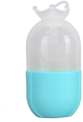 Ice Face Roller für Gesicht und Augen Gesichtsschönheit Eisroller Hautpflege Werkzeuge Ice Facial Cube Gesicht Schönheit Silikon Eis (Blau)