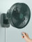 Comoistar 10 Inch Oscillating Wall Mounted Fan with 4 Speeds and Timer, Portable Bathroom Shower Fan, for Bedroom, Garage, Basement