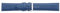 Eichmüller Verjüngendes Lederband in 14-22 mm Uhrenarmband mit Naht (18 mm, Petrol)