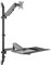My Wall HL64L - Soporte de Pared para Monitor (17-32), Color Negro, Altura Ajustable, inclinable, Giratorio