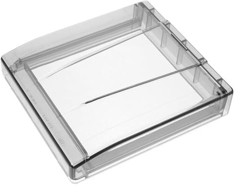 GETAJGHSD Coperchio Interruttore Adesivo Copripresa Per Bagno Casa Esterno Copertura Presa Muro Esterna Realizzato in Plastica Sicuro Proteggere Schizzi Acqua