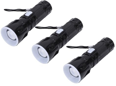 Naroote Petite Lampe de Poche, Lampe de Poche Miniature Haute luminosité, Portable 3 Pièces pour les Aventures en Plein Air