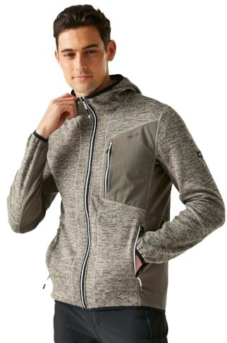 Regatta - Alven Fleecejacke Durchgehender Reißverschluss für Herren (L) (Goldener Sand Mergel)