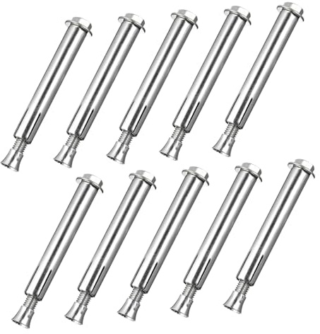 Artibetter 10 PièCes Boulons D'Expansion En Acier Pour Fixation De Verrou Sol IdéAl Pour RéDuire La Vitesse Et SéCuriser Les VéHicules