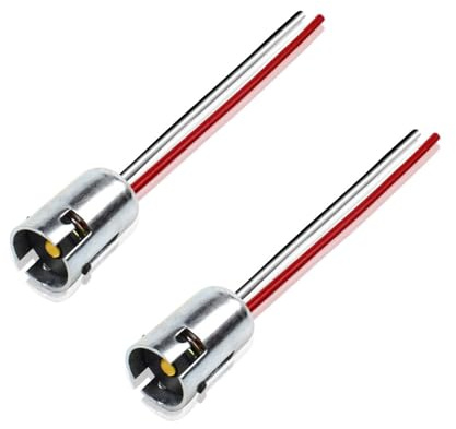 Aputoxz 2 Stück BA15S 1141 1156 12498 89 R5 G18 P21W S25 Einzelkontakt 1141 Sockel Autolampe 1156 Sockel 1156 LED Lampen Sockel Adapter Verlängerungsdraht