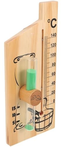 SEWACC Saunawand Sanduhr, 15 Minuten, Wiederverwendbar für Sauna