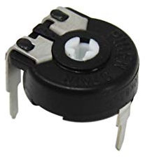 2X PT10LV10103A2020S Potentiometer: für den Einbau 1-Drehung,liegend 10kΩ 150mW