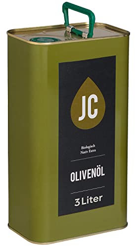 JC Huile d’Olive Biologique Extra Vierge - Kalamata AOP en 3 conteneur - 3l