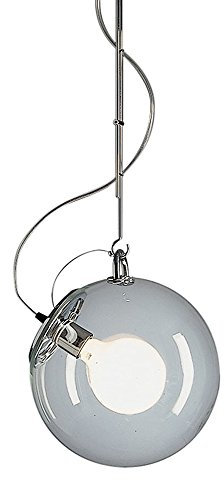 Artemide Miconos Hängelampe E27, 15 W, chrom/Kristall
