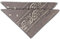 fashionchimp Nicki-Halstuch aus 100% Baumwolle im 2er Set, Unisex Bandana, AZO-Frei (Hellgrau)