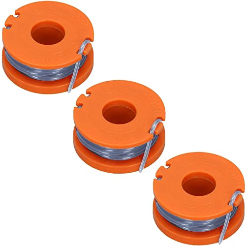 SPARES2GO 2.5m Line & Spool Compatible with Argos McGregor Strimmer Trimmer (Pack of 3)