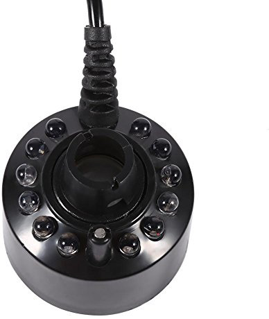 Haofy Nebulizzatore Ultrasuoni, Atomizzatore d'Acqua a LED per Nebulizzatore a Colori per Fontana per Laghetto per Acquari