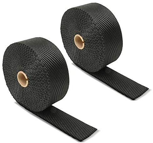 2X Hitzeschutzband/Auspuffband Craftride schwarz 15m Spar-Set