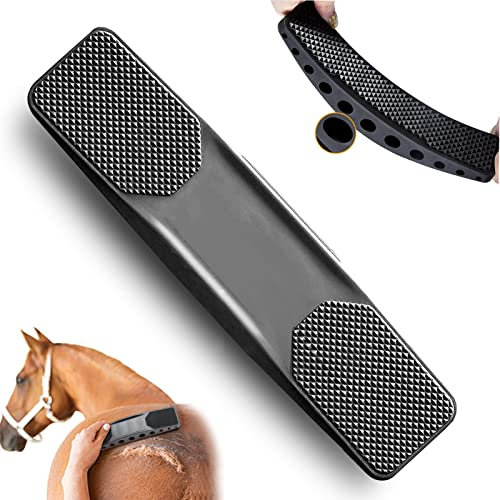 Horse Grooming Brush,6-in-1 Pferde Pflegebürste Massagekamm Für Pferde Pferde Wurzelbürste, SchmerzlosEntfernen von losem Haar und Schmutz, Pferde Bürsten zur Reinigung, Massage und Pflege