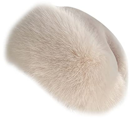 ISAKEN Pelzmütze Damen Wintermütze Kunstfell Bommel für Mützen und Beanies, Wintermütze Faux Fuchs Pelz Warm Weich Damenmütze