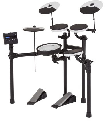 Roland TD-02KV V-Drums | Elektronisches Drumkit mit dynamischer Spielbarkeit, geräuschreduzierenden Features, Mesh-Head Snare, großzügigem Aufbau wie bei einem Akustik-Schlagzeug