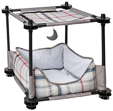 Kitty City Claw Indoor Mega Kit Cat Furniture, Corrugate Cat Scratcher, Cat Bed