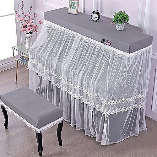LekLai Klavierabdeckung Für Aufrechtes Klavier, Staubschutz Für Klavier, Vollständige Abdeckung Für Aufrechtes Elektronisches Klavier, Tastaturabdeckung Für Zuhause/Single Chair Cover|A