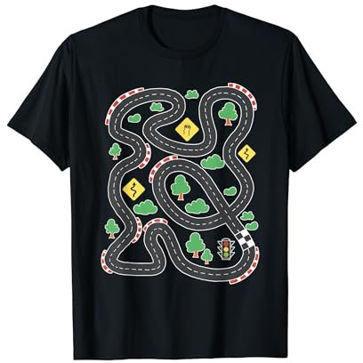 Auto Spielmatte Spielteppich Autostraße T-Shirt