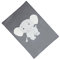 Zerodeko Elefanten Decke Flauschige Decken Kinderdecken tragbare Decke Sanddecke Babydecken gestrickte Decke Strandmatte Krippendecke Ohr Handtuch Decke Schlafdecke Kleinkind Kaschmirimitat