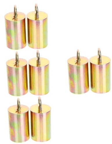 Zerodeko 8 STK Rinder- und Schafglocken Mini-Kuhglocke Anhänger für Halsketten Ornament Laute Glocke für Vieh kleine Glöckchen Rinder und Schafe Dekorationen Schaf Glocke hängende Glocke