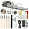 Simpls Mini Tour Machine Bricolage Travail Du Bois Tour à Bois Fraiseuse Meulage Perles De Polissage Perceuse Ensemble D'Outils Rotatifs Prise Ue