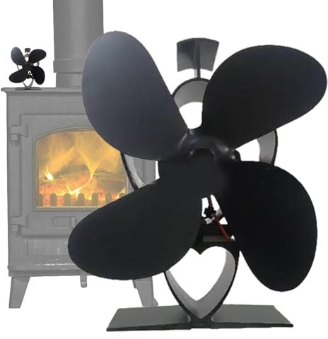 Ventilateur de cheminée alimenté par la chaleur, ventilateur thermique non électrique, ventilateur à circulation d'air chaud, ventilateur thermique silencieux pour temps froid, accessoires de poêle à