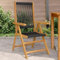 ShGaxin Gartenstühle 2 STK. Schwarz Massivholz Akazie und Polypropylen, Gartenmöbel, Terrassenstühle, Balkon Stühle, Balkonstuhl, Garten Stühle Für Draussen - 367654