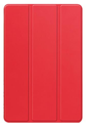 Funda Protectora Magnética para Teclast M50 M50 Pro M50HD, PU Anti-arañazos a Prueba de Polvo Funda Protectora para Teclast M50 M50 Pro M50HD Tableta Accesorios (Rojo)
