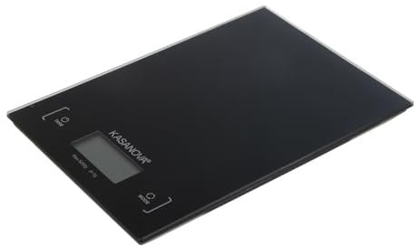 KASANOVA Bilancia da Cucina Digitale Vetro Blu 5kg