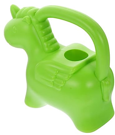 Happyyami Einhorn Gießkanne Kinder Gartengießkanne Kunststoff Grün Motiv Gartenspielzeug Für Innen Und Außen Bewässerungswerkzeug