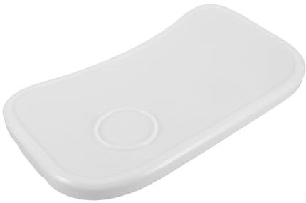 HEALEEP Vassoio per Seggiolone Bianco Accessorio Portatile per Design Robusto e Dimensioni Facilita Autoalimentazione e Indipendenza Durante