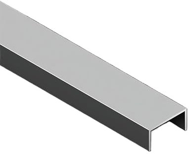 2 Pieces Stainless Steel Square Trunking,Stainless Steel Cable Trunking,Cable Management Kit,Prevent-Stomping,1m Long,4 Colors,Suitable for Home,Office,Warehouse(Silver,20X40X20MM)