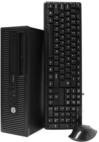 HP ProDesk 600 G1 SFF Desktop Computer PC, Intel Core i7-4790, 8 GB RAM, SSD da 128 GB, WiFi, Bluetooth, tastiera QWERTY US Windows 11 Pro (ricondizionato)