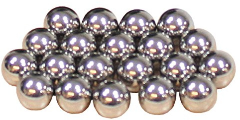 MFH stålkulor, f. slangbella, ca 10 mm, 200 stycken