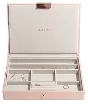 Stackers Blush Pink Classic Medium Jewellery Box Lid
