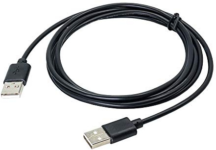 AKYGA AK-USB-11 Connection/Data Cable USB 2.0 Male A to Male A 1.8 m Black