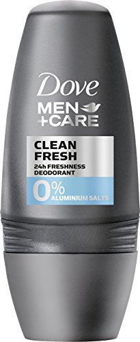 Dove Men+Care Deo Roll-On Clean Fresh Deo ohne Aluminium schützt 48 Stunden vor Körpergeruch 50 ml 1 Stück