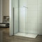 90x200cm Walk in Duschwand Duschtrennwand 10mm Easy-clean Nano Glas Duschabtrennung F123
