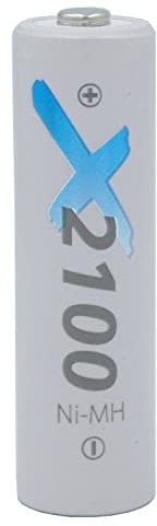XCell LSD Basic X2100 Micro AAA Akku (Höhe 50,5 mm, ø 14,5 mm, Spannung 1,2 V, Gewicht 27,5 g, 2100 mAh, NI-MH-Akku, Wiederaufladbar) 141901