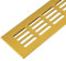 Gedotec griglia di ventilazione quadrata in alluminio | 1 pezzo griglia per l'aria di scarico in ottone anodizzato 600 x 60 mm | griglia per porte in alluminio per interno ed esterno | griglia di ve