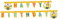 Procos - Folat 92139P - Guirnalda Minions FSC-2,3 Metros, Amarillo