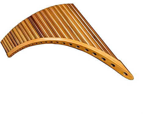 KERREY Pan-Flöte 22-Tube Bambus-Pan-Flöte G Tune C Tune Pan Flöte Student Erwachsener Anfänger Instrument Panflöte (Color : C)
