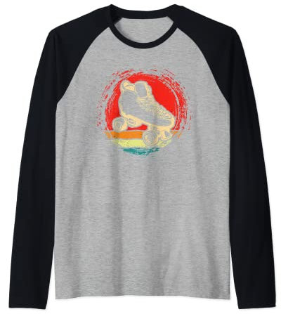 Retro Rollschuhe Kleidung - Vintage Rollschuhe Raglan