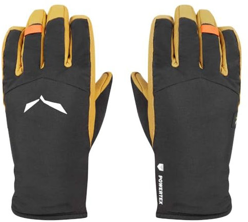 Salewa Male ORTLES PTX/TWR M Gloves Fingerglove, Black Out/2500/4570, 9/L